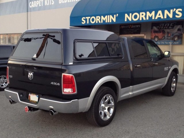 Ram with A.R.E. Cap - Rear View